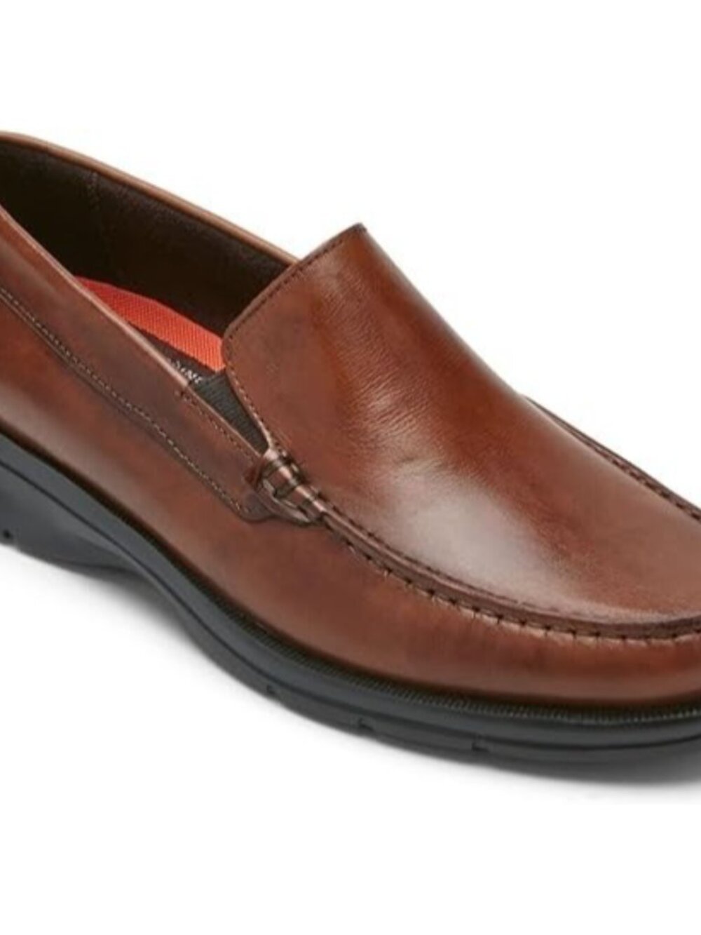 Rockport Men's Palmer Venetian Loafer Shoes Cognac Antique 9.5 M